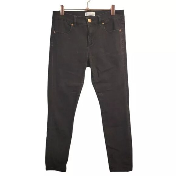 Loft | Mid Rise Skinny Legging Ankle Jeans Black - Picture 1 of 8